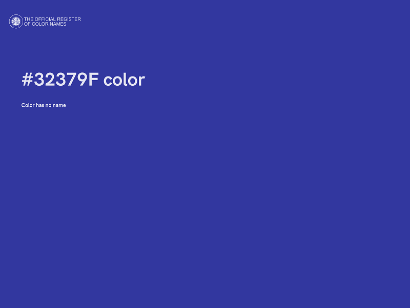 #32379F color image