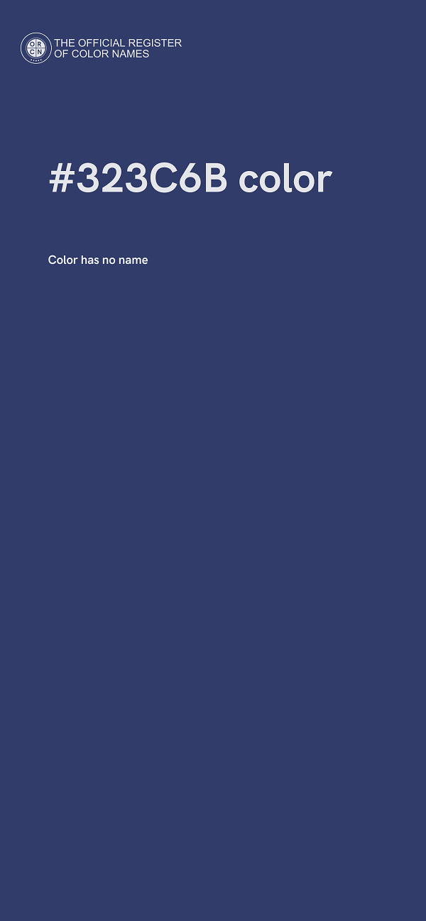 #323C6B color image