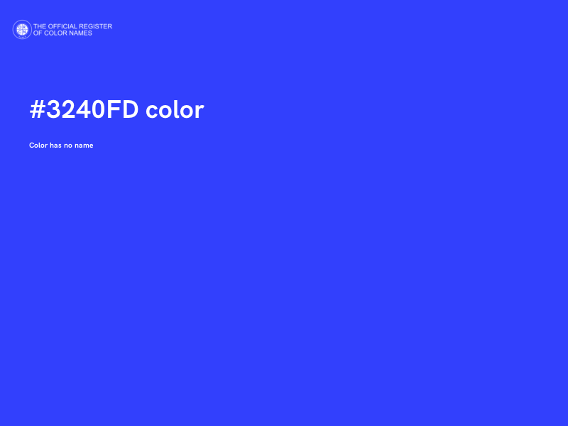 #3240FD color image