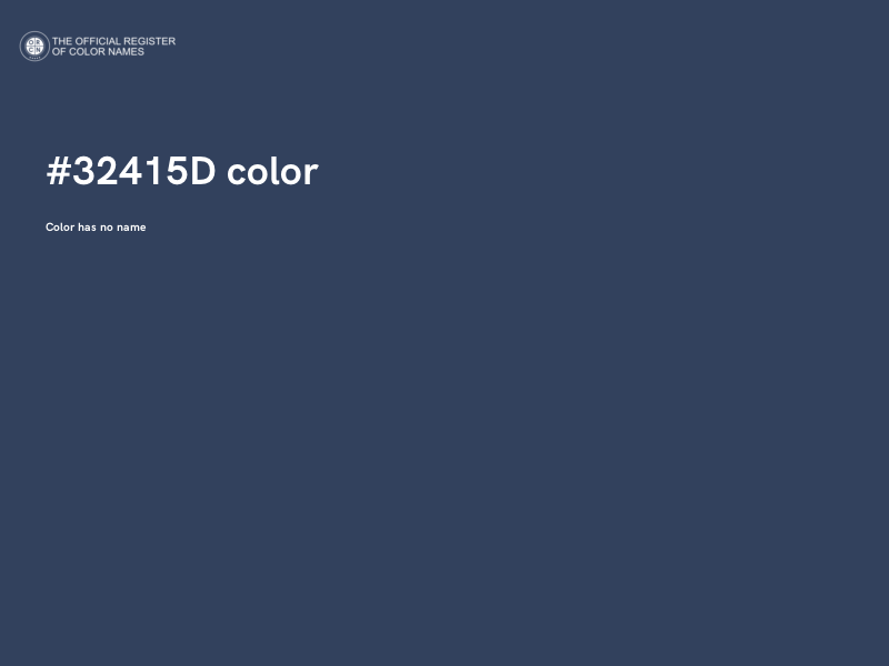 #32415D color image