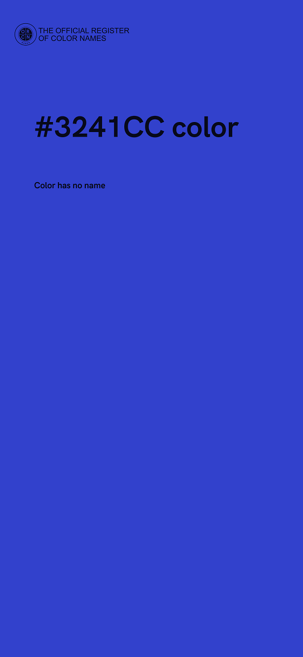 #3241CC color image