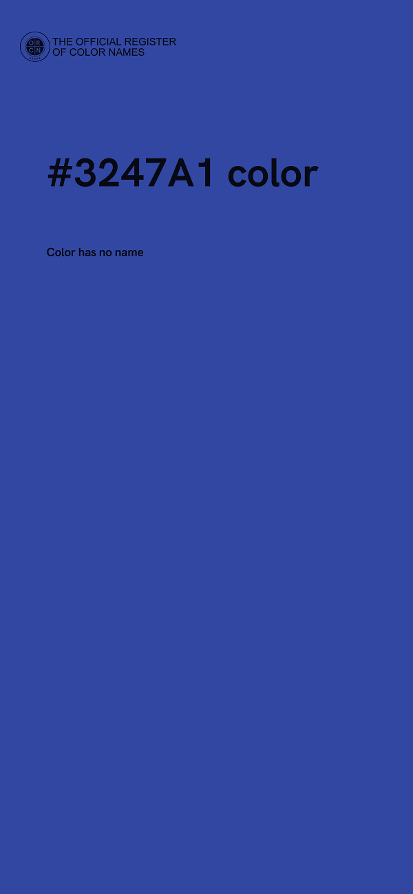 #3247A1 color image