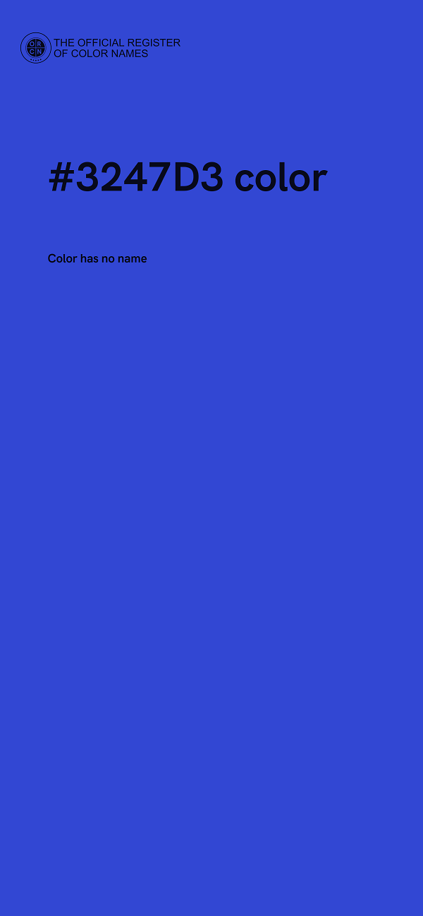 #3247D3 color image