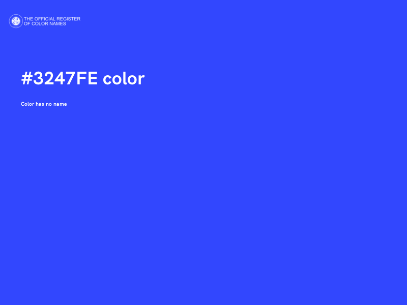 #3247FE color image