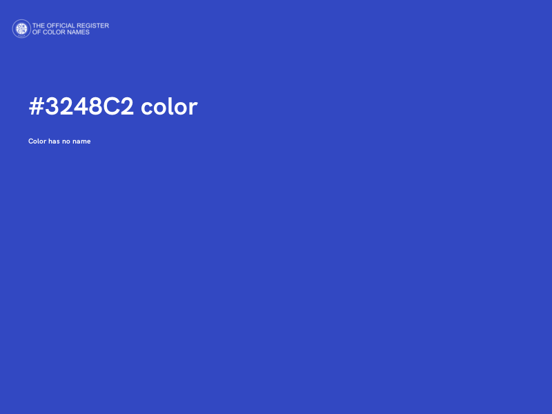 #3248C2 color image
