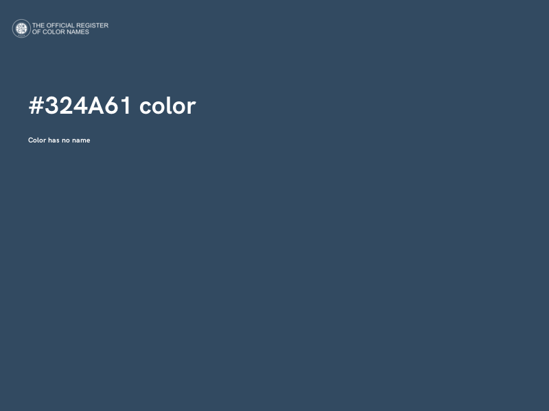 #324A61 color image