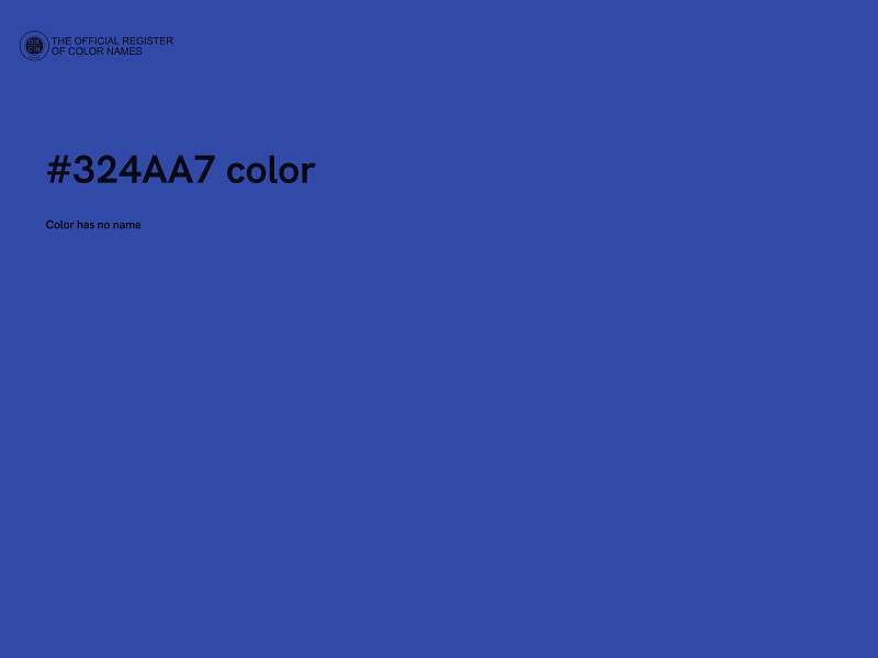 #324AA7 color image