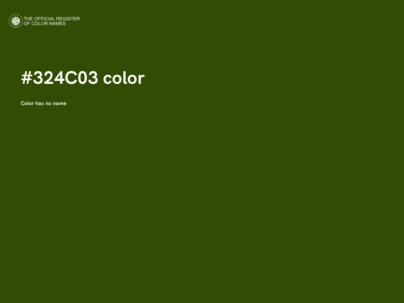 #324C03 color image