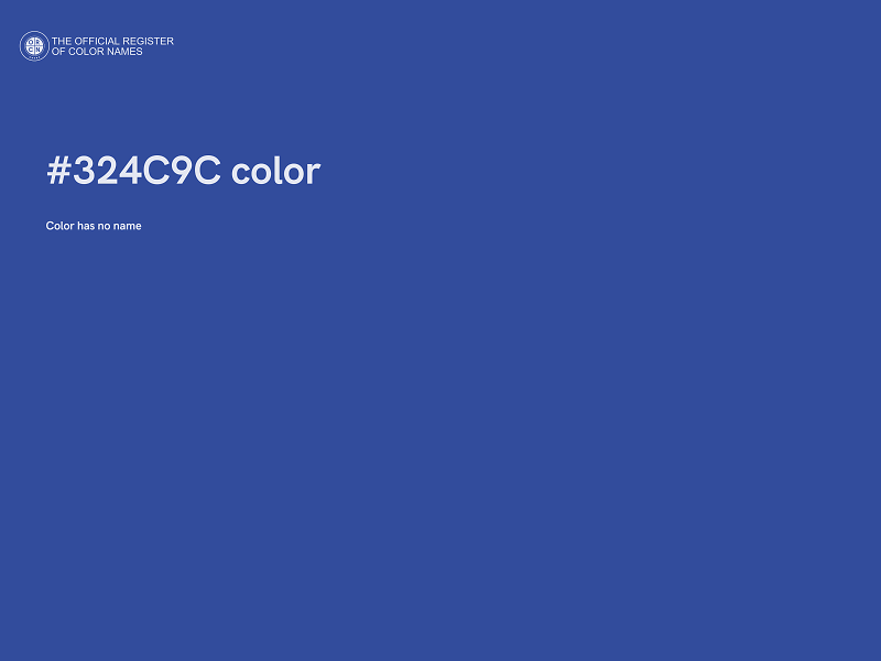 #324C9C color image