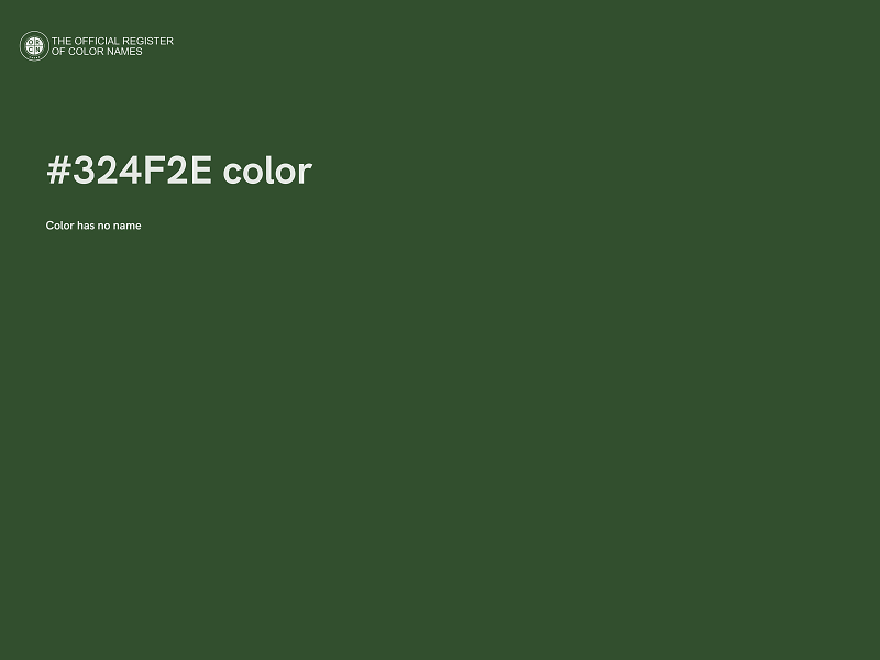 #324F2E color image