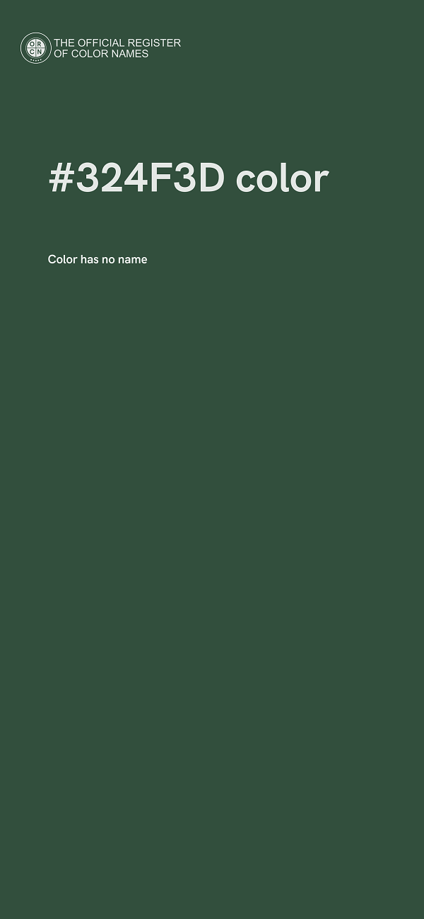 #324F3D color image