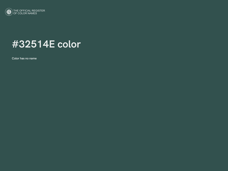 #32514E color image