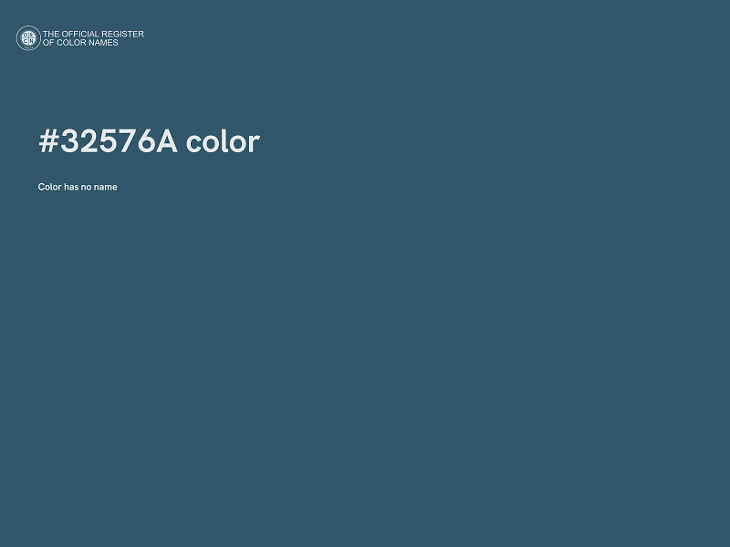 #32576A color image