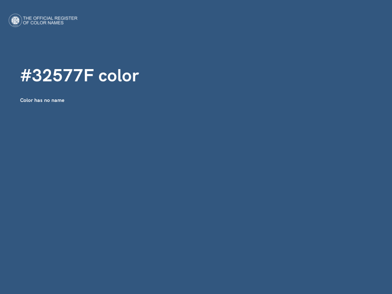 #32577F color image