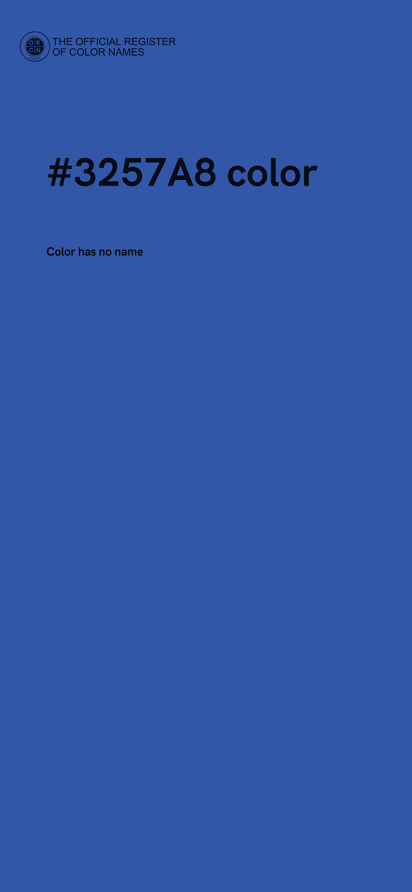 #3257A8 color image