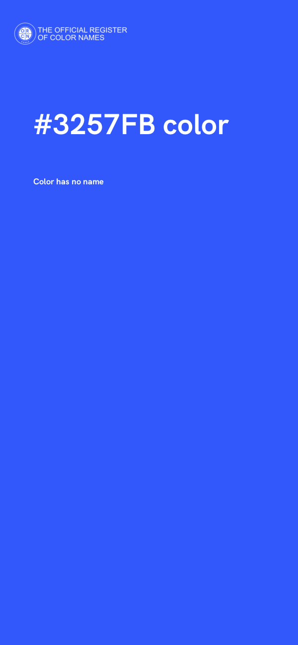 #3257FB color image
