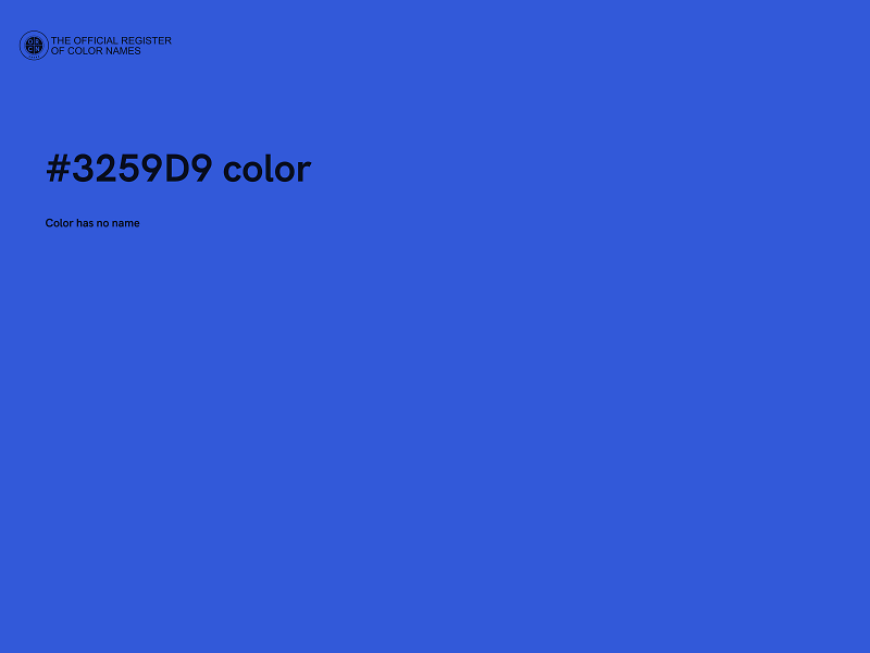 #3259D9 color image