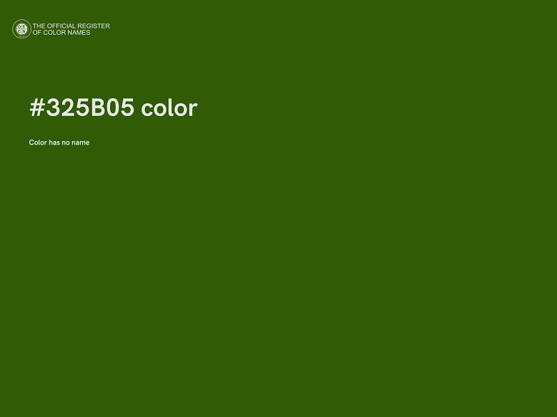 #325B05 color image