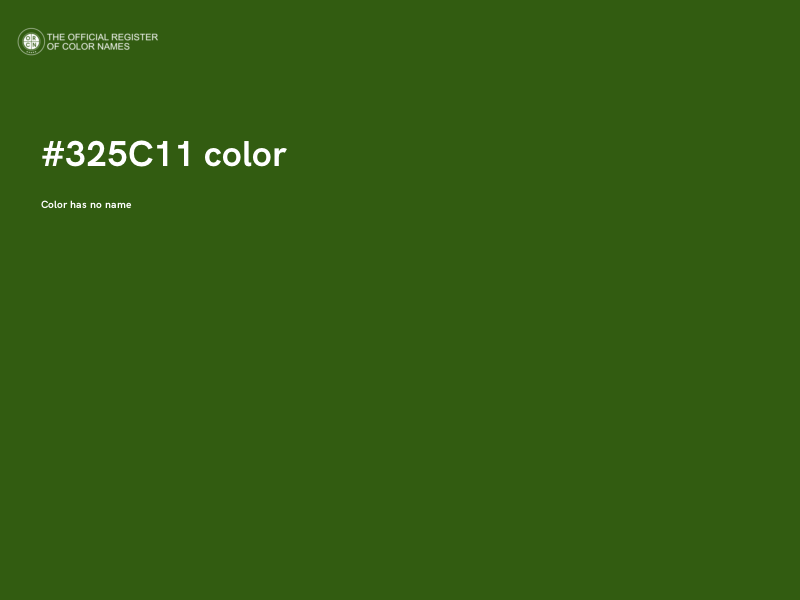 #325C11 color image