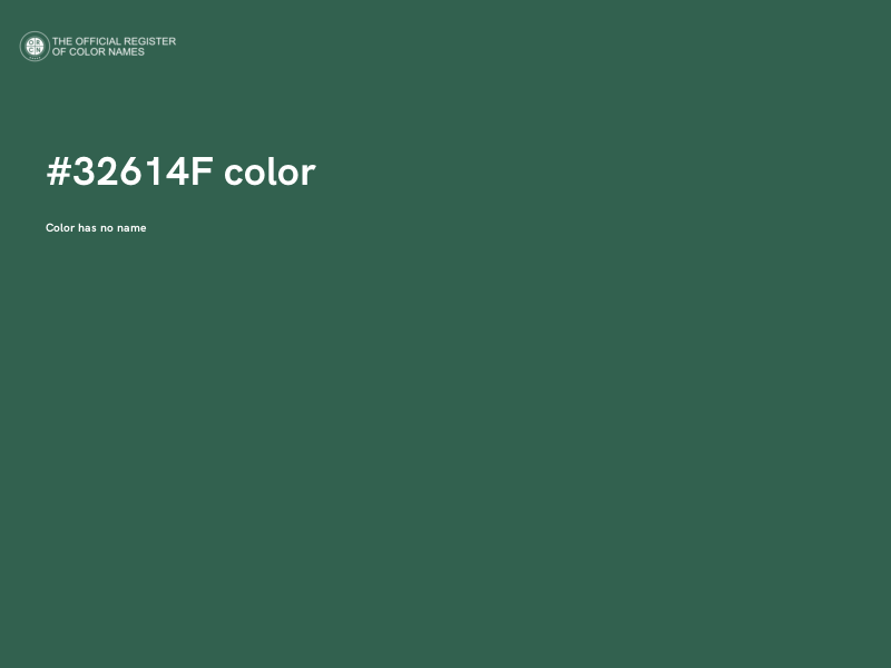 #32614F color image