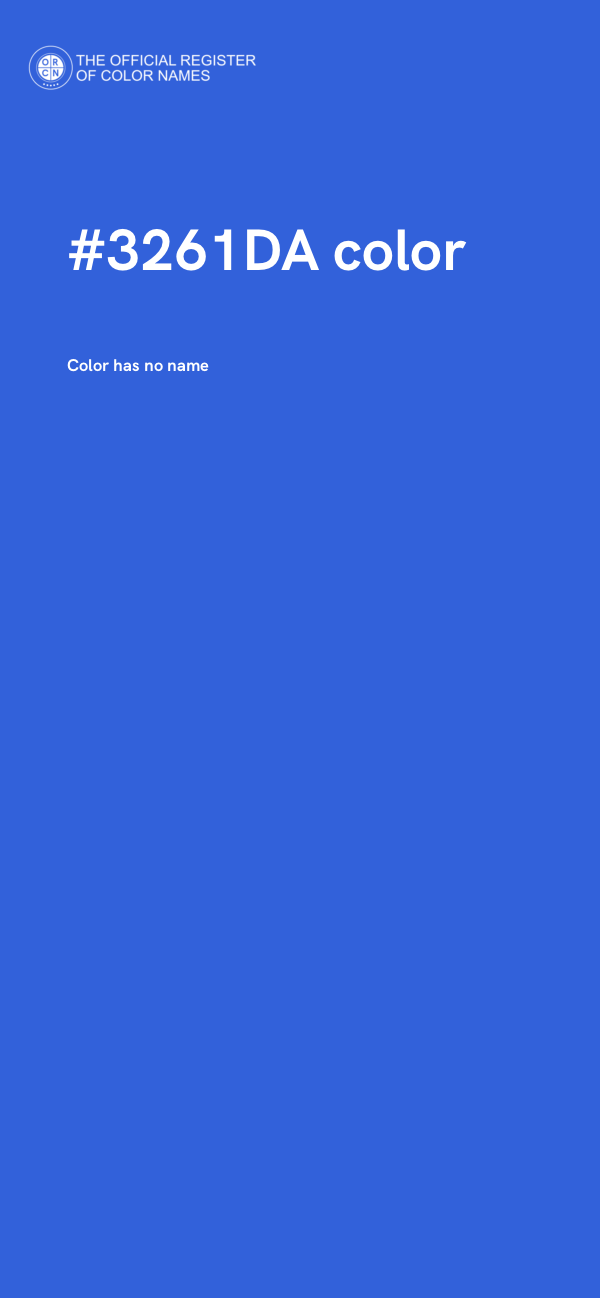 #3261DA color image