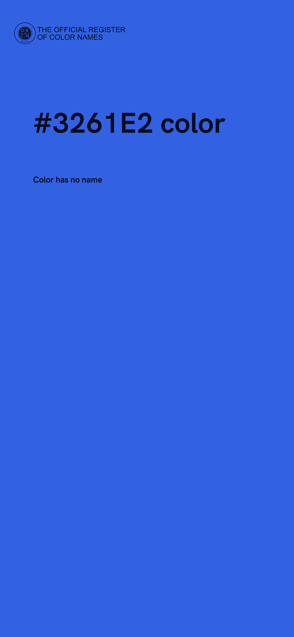 #3261E2 color image