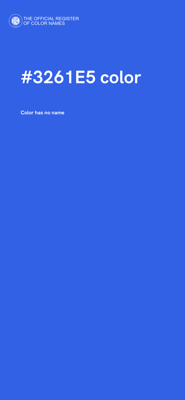 #3261E5 color image