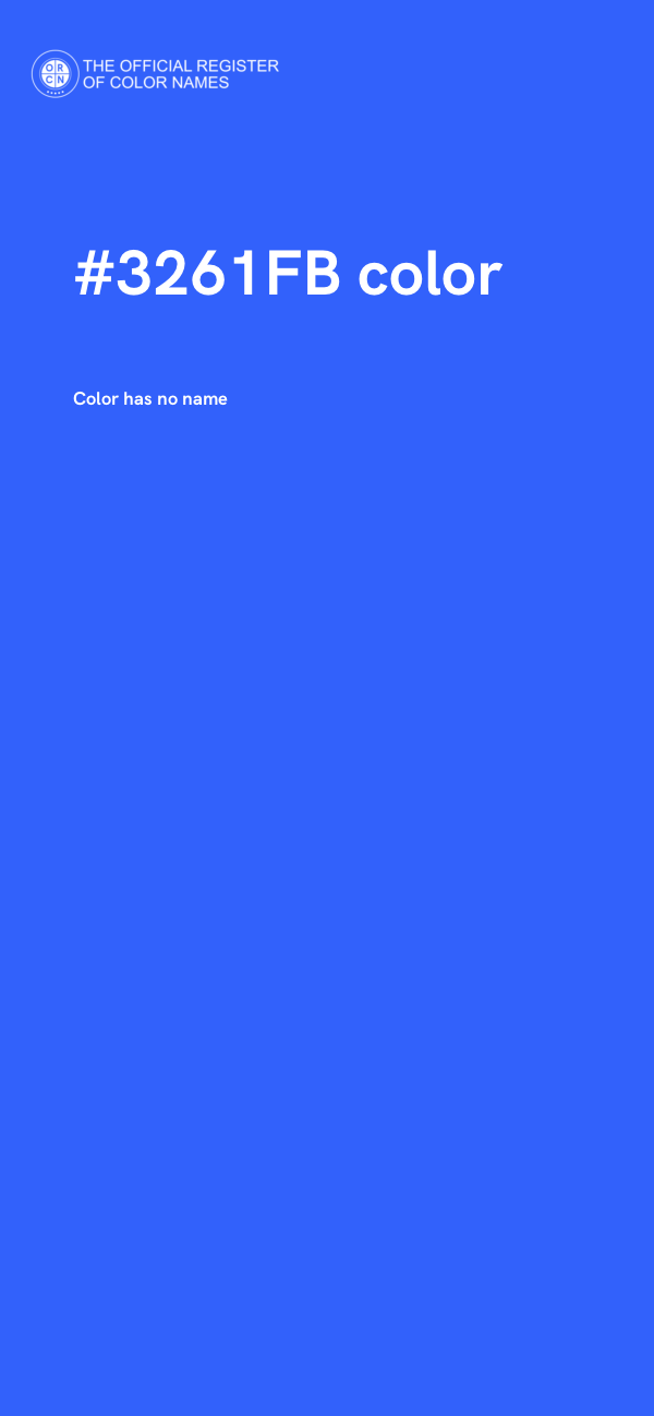 #3261FB color image