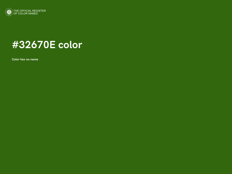 #32670E color image