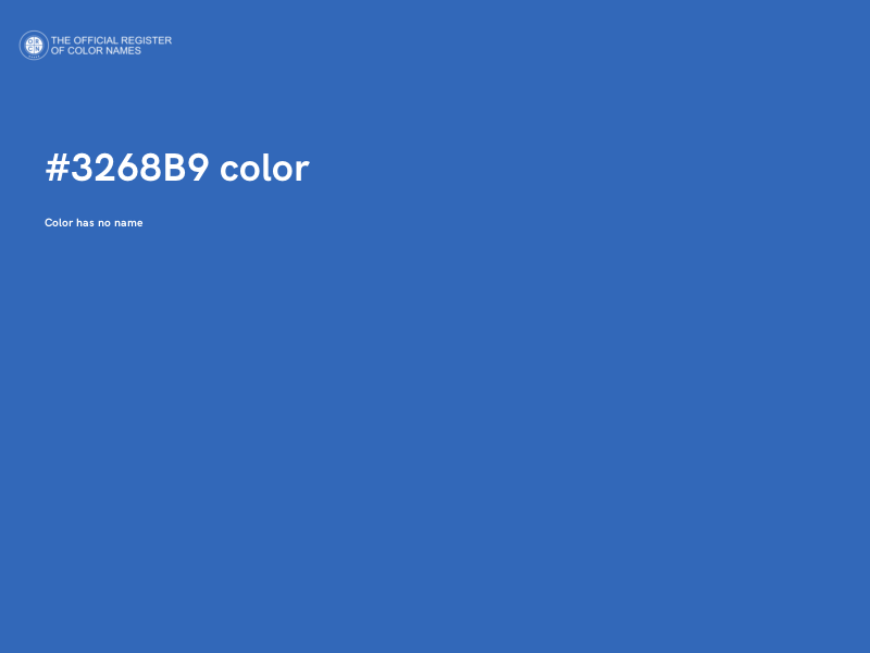 #3268B9 color image