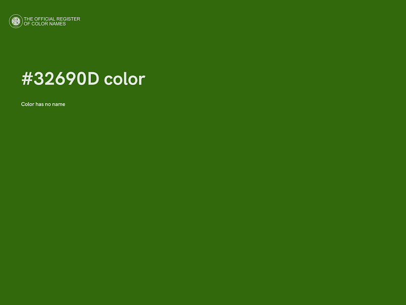 #32690D color image