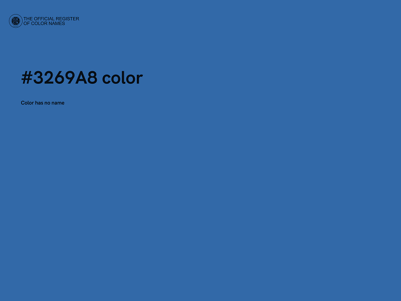 #3269A8 color image