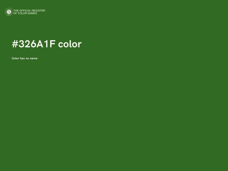 #326A1F color image
