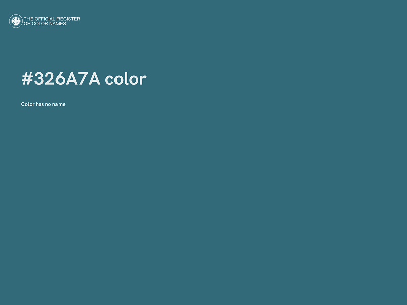 #326A7A color image