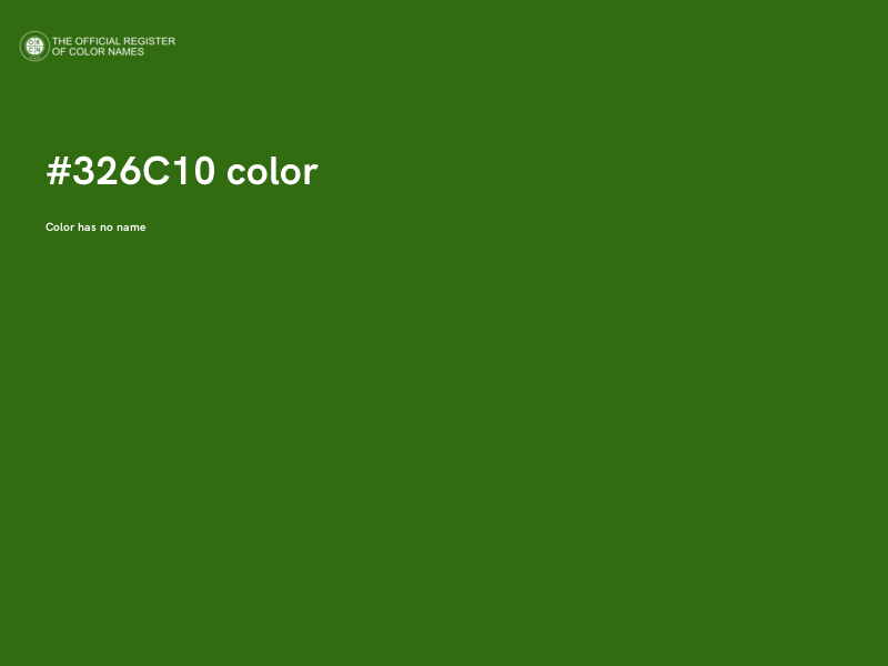 #326C10 color image