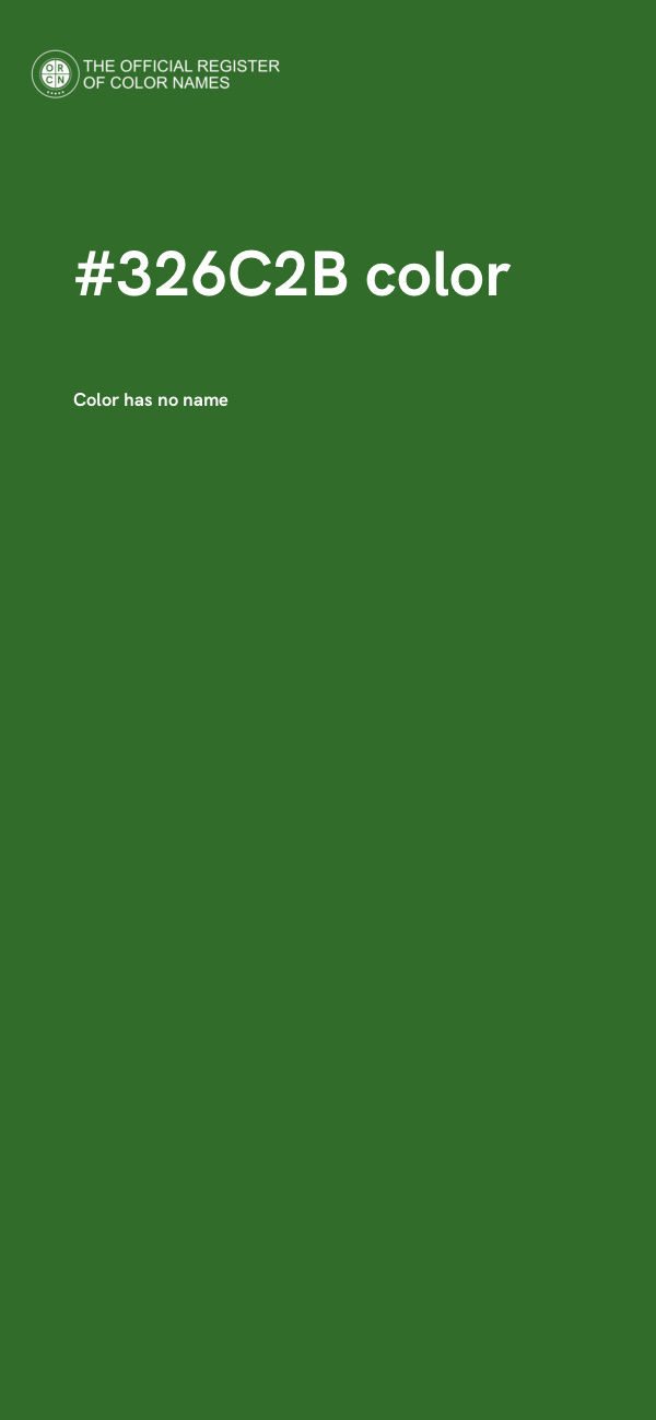 #326C2B color image