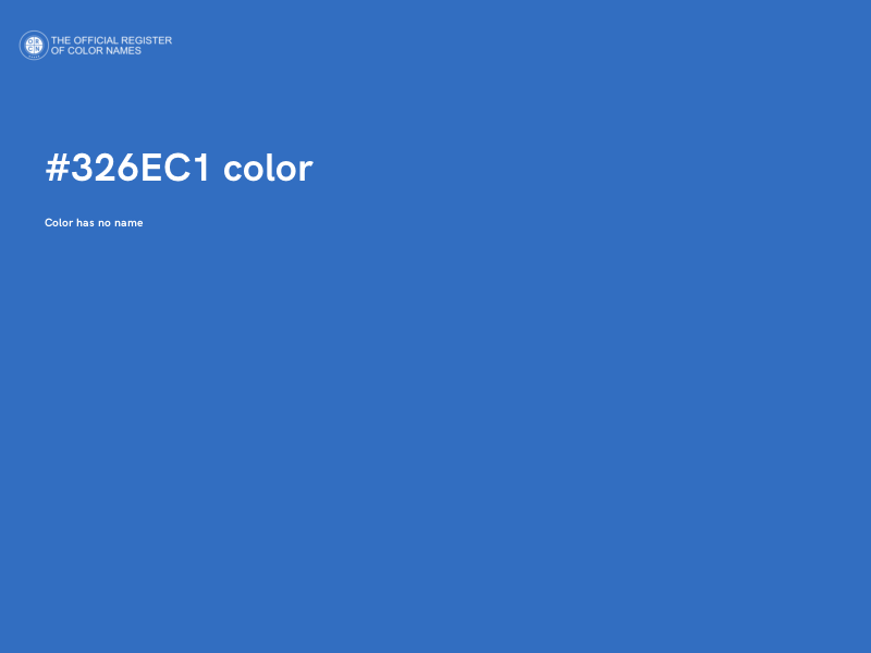 #326EC1 color image