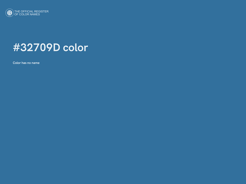 #32709D color image