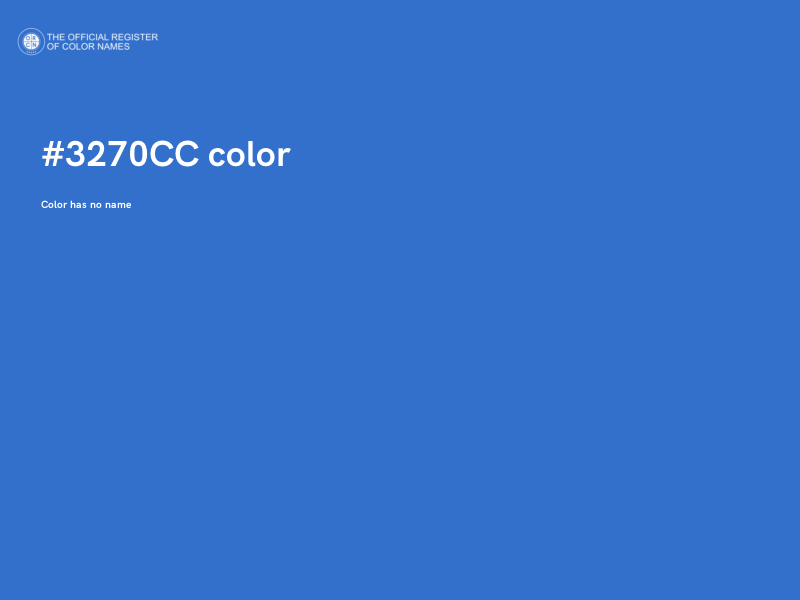 #3270CC color image