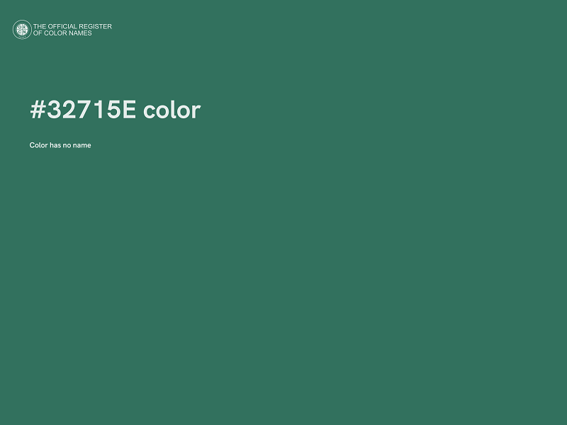 #32715E color image