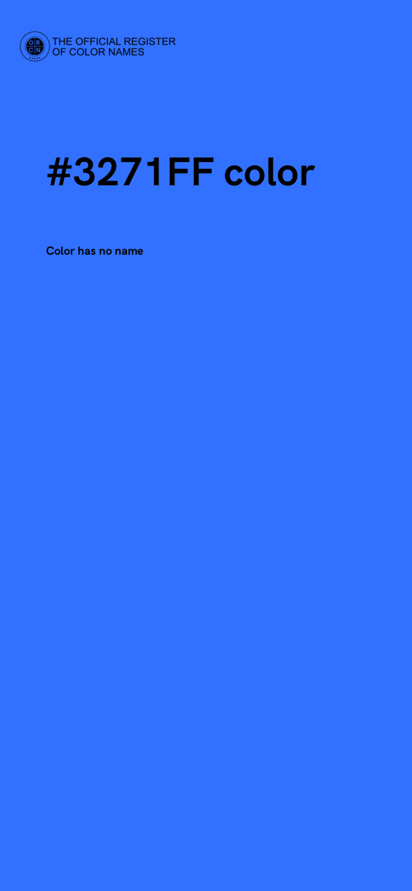 #3271FF color image