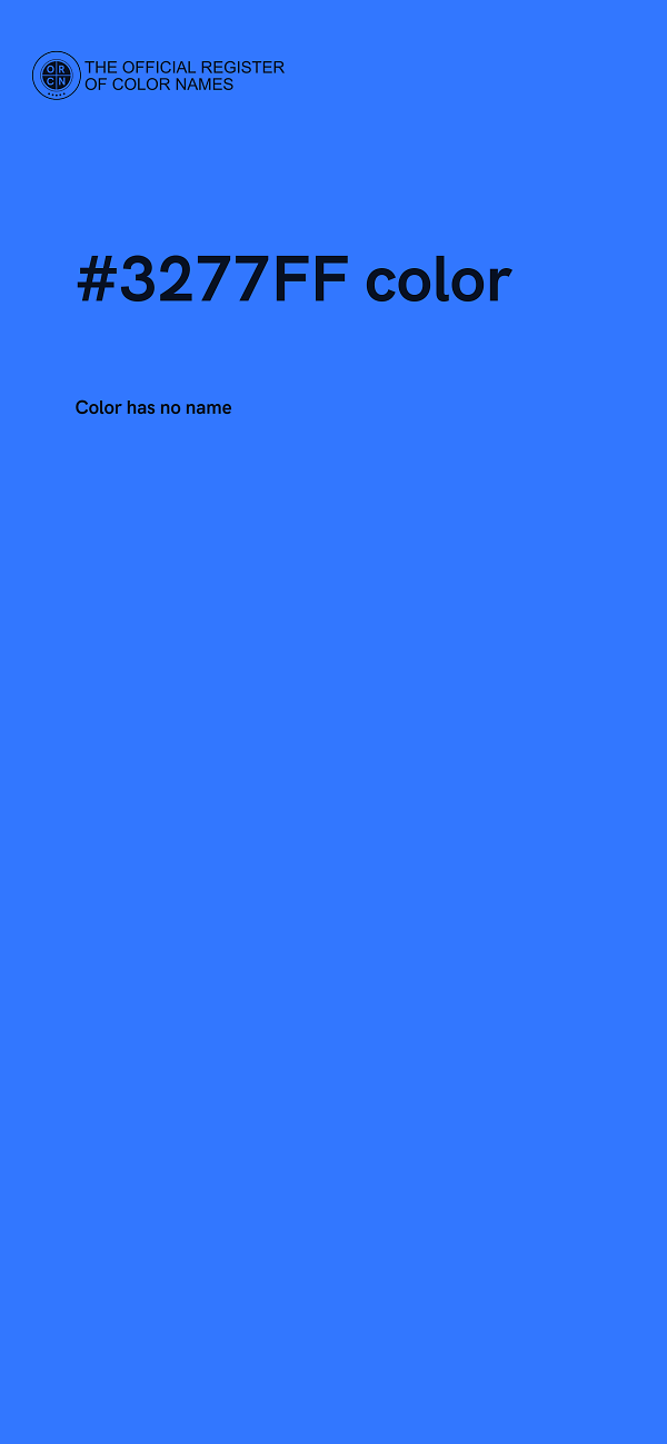#3277FF color image
