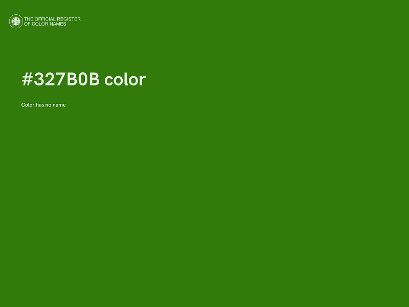 #327B0B color image