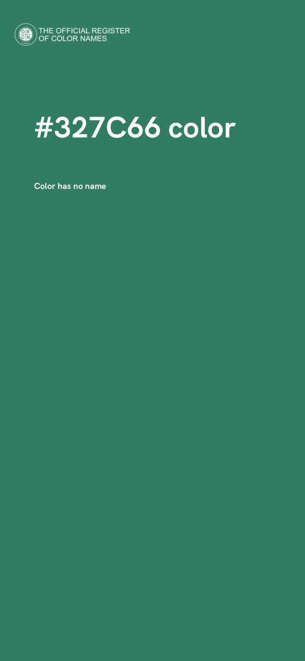 #327C66 color image