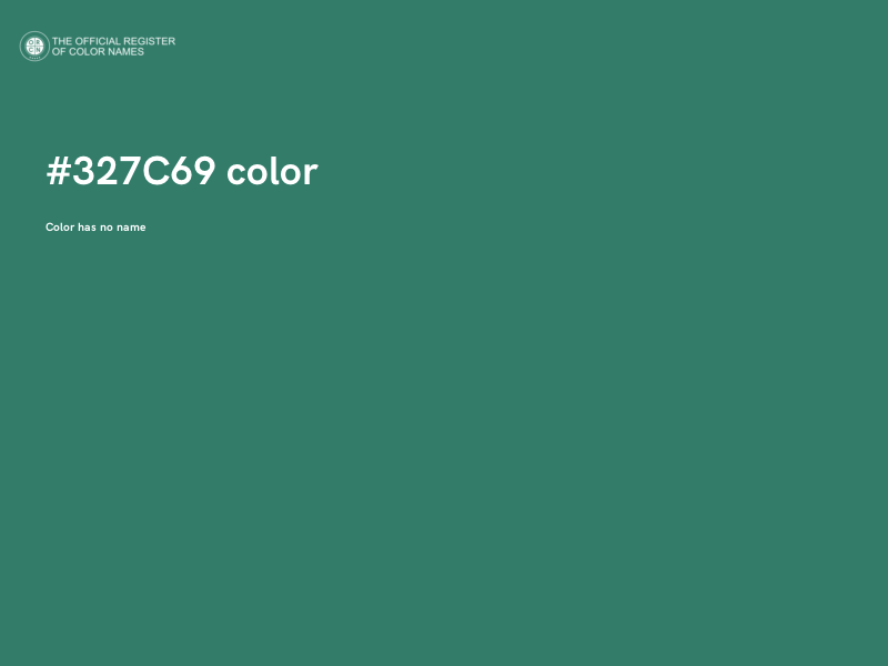 #327C69 color image