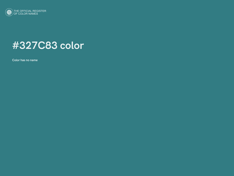 #327C83 color image