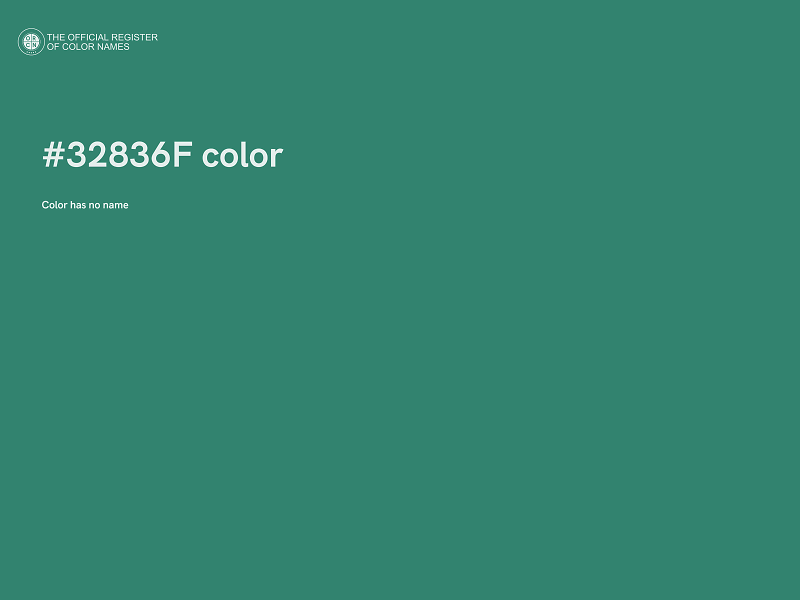 #32836F color image