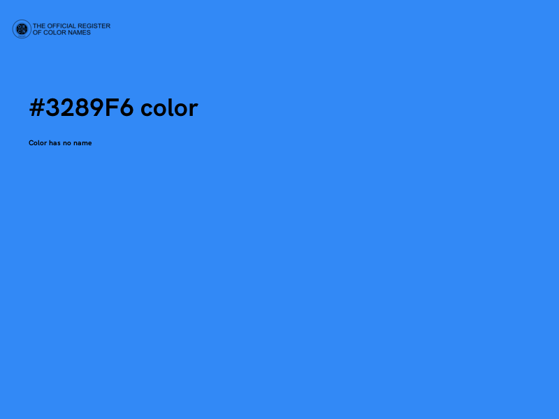 #3289F6 color image