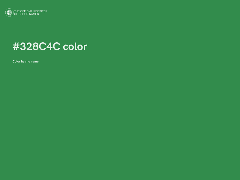 #328C4C color image