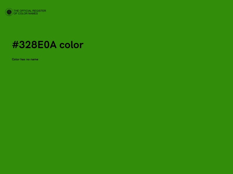 #328E0A color image